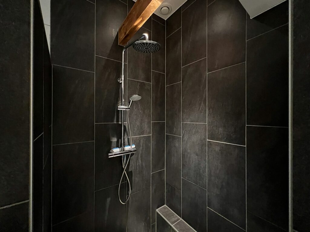 Shower in the bathroom